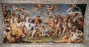 Annibale Carracci Triumph of Bacchus and Ariadne painting